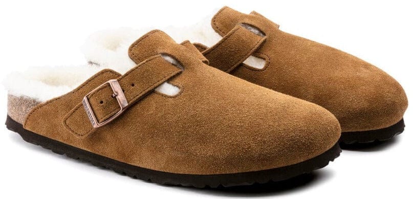 Birkenstock boston shearling regular width hot sale