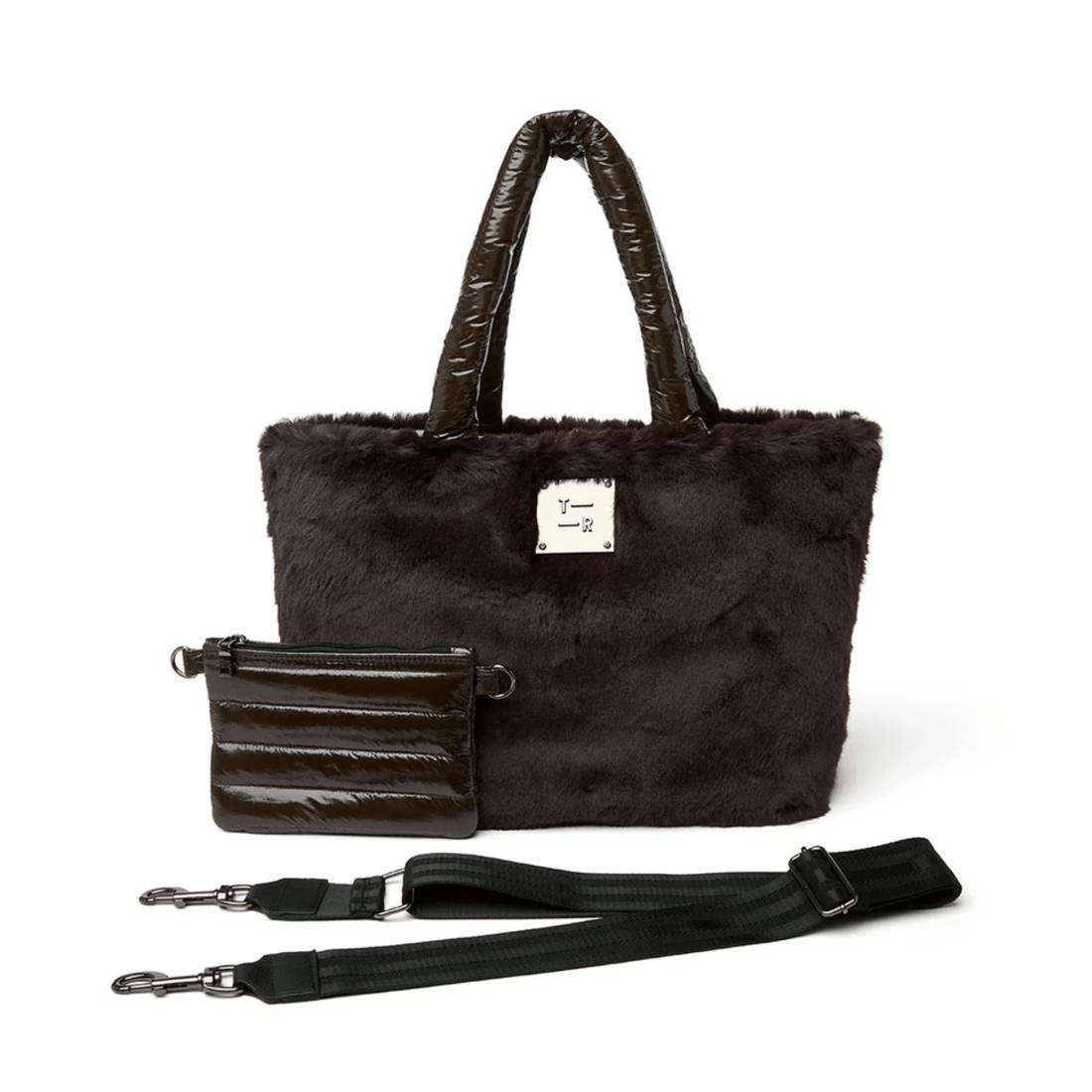 Faux Fur Reversible Tote