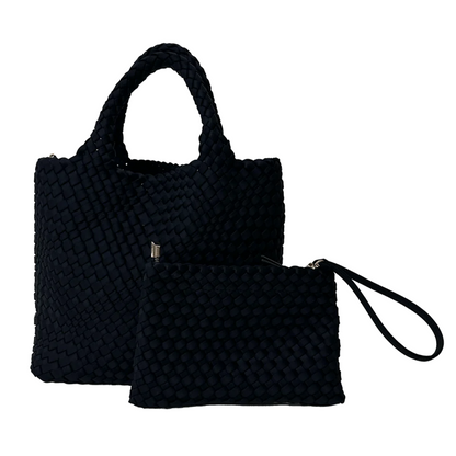 Lily Woven Neoprene Tote Bag