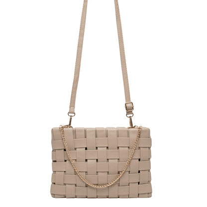 Lindy Woven Large Clutch