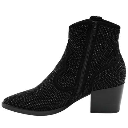 Irja Rhinestone Bootie