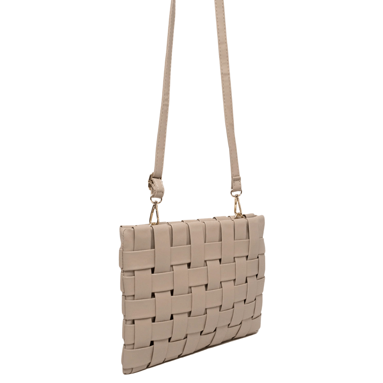 Lindy Woven Large Clutch