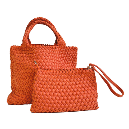 Lily Woven Neoprene Tote Bag