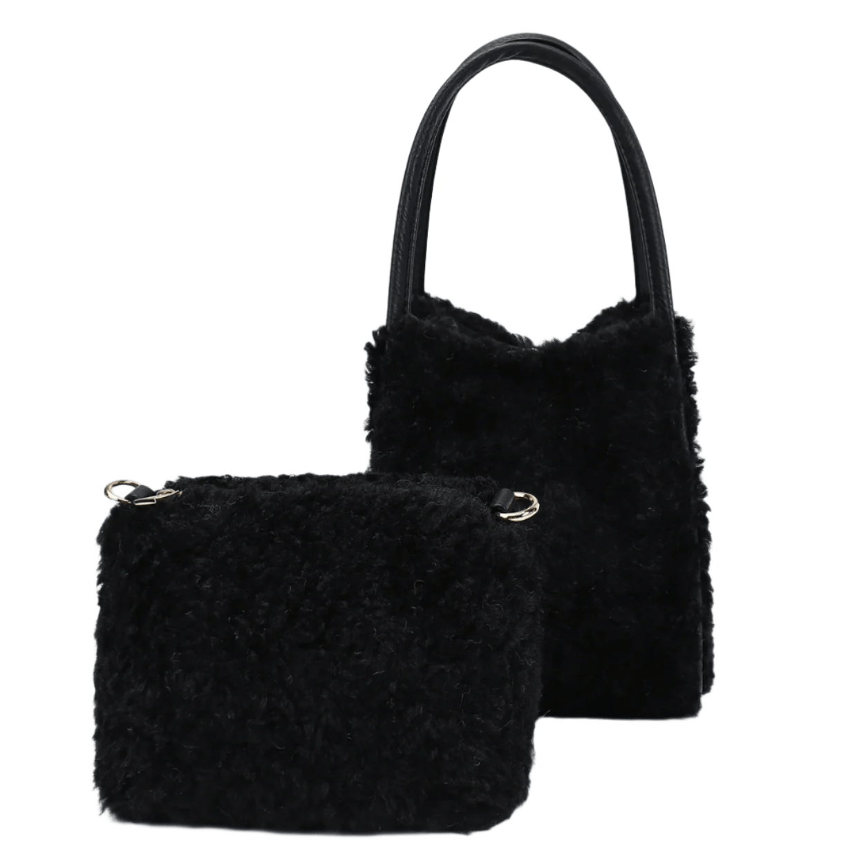 Hollace Mini Shearling Tote