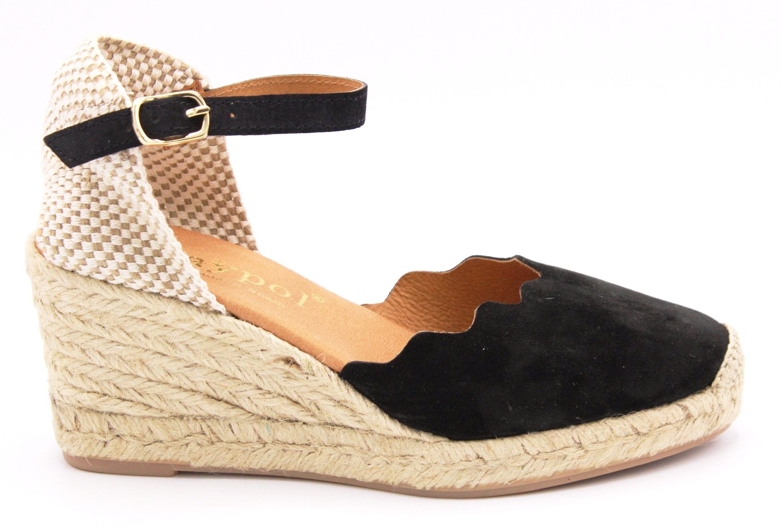 Maypol hot sale leather espadrilles